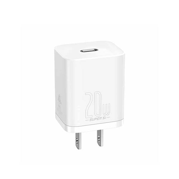 Baseus Super Si Quick Charger 1C 20W CN White Baseus Super Si Quick Charger 1C 20W CN White